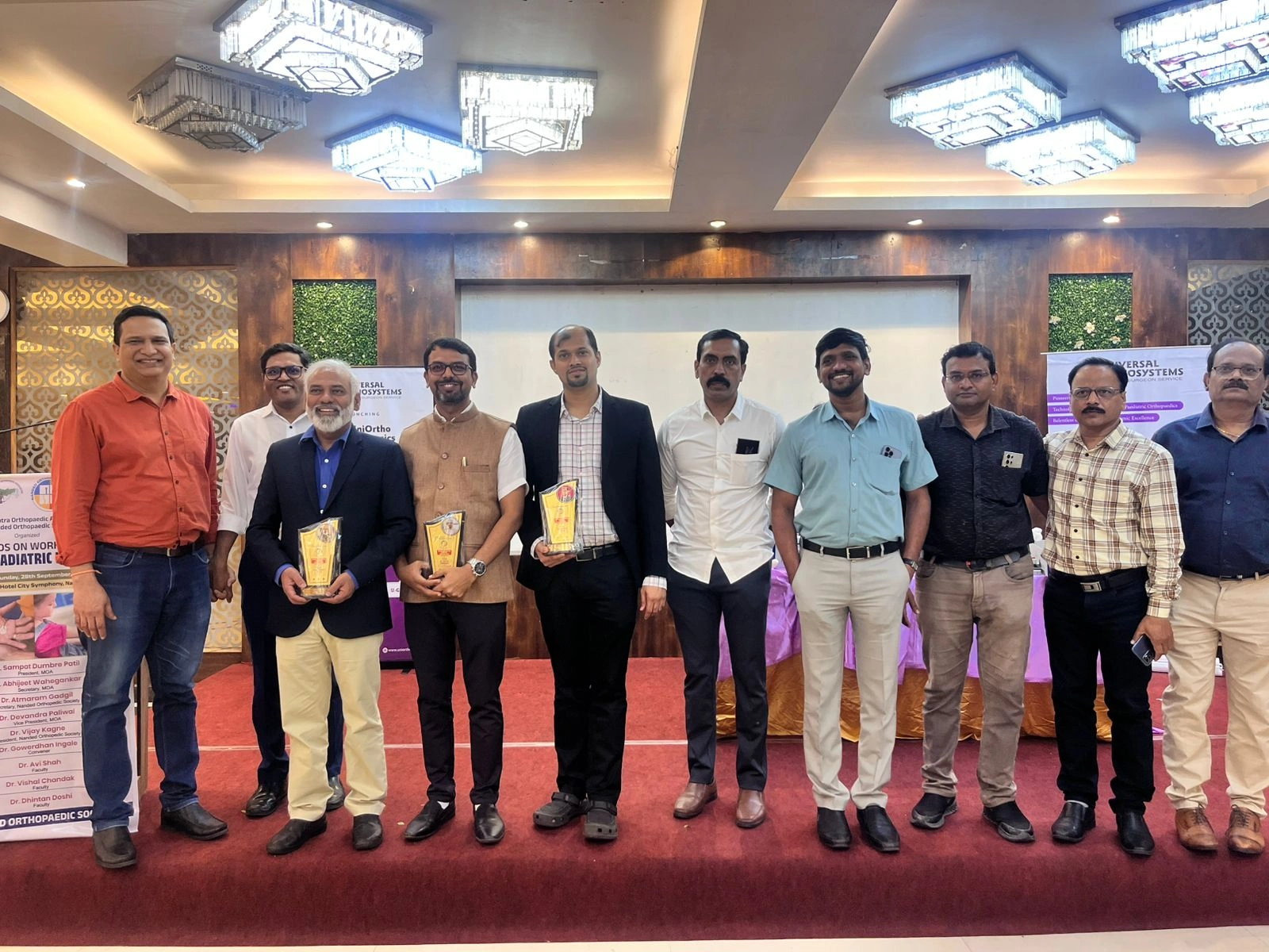 Dr. Vishal Chandak at Hands-on Workshop on TENS Nailing, Nanded</p>
<p>