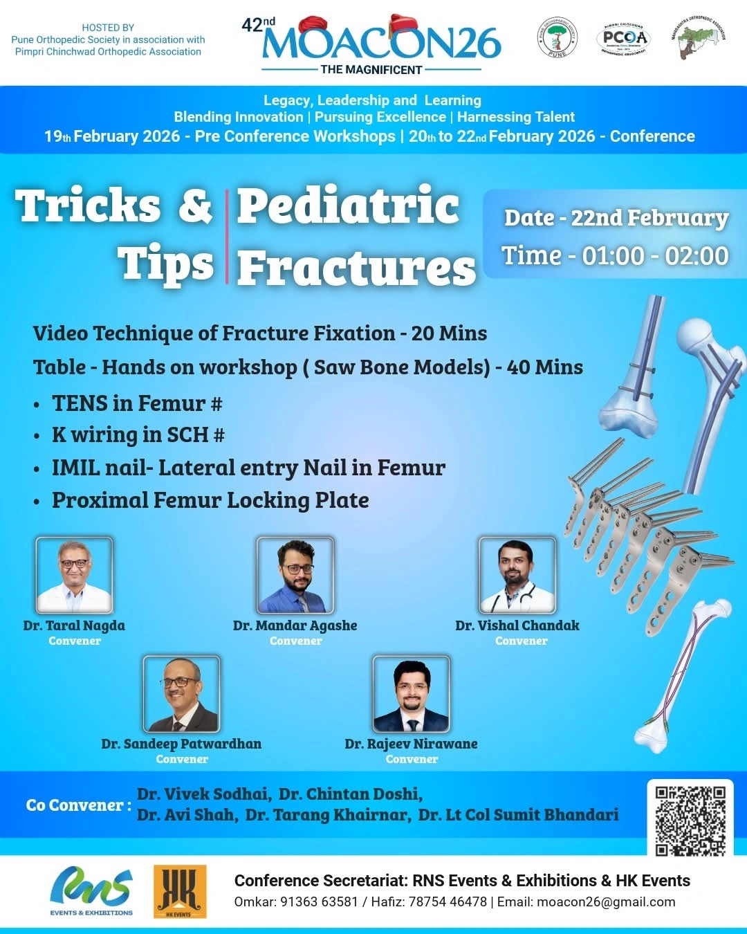 WhatsApp Image 2026-02-24 at 4.30.42 PM Dr. Vishal Chandak at Hands-on Workshop on TENS Nailing, Nanded</p>
<p>